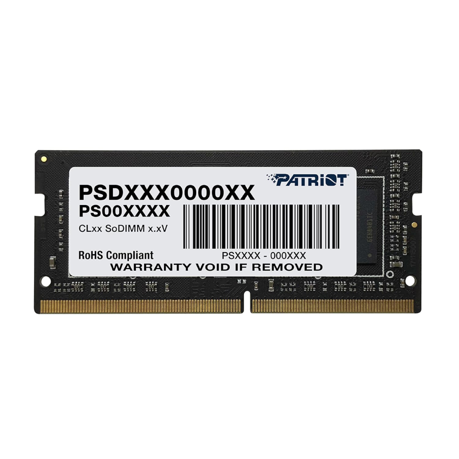 Patriot Signature Line 16GB 3200MHz DDR4 Single Rank SODIMM Notebook Memory