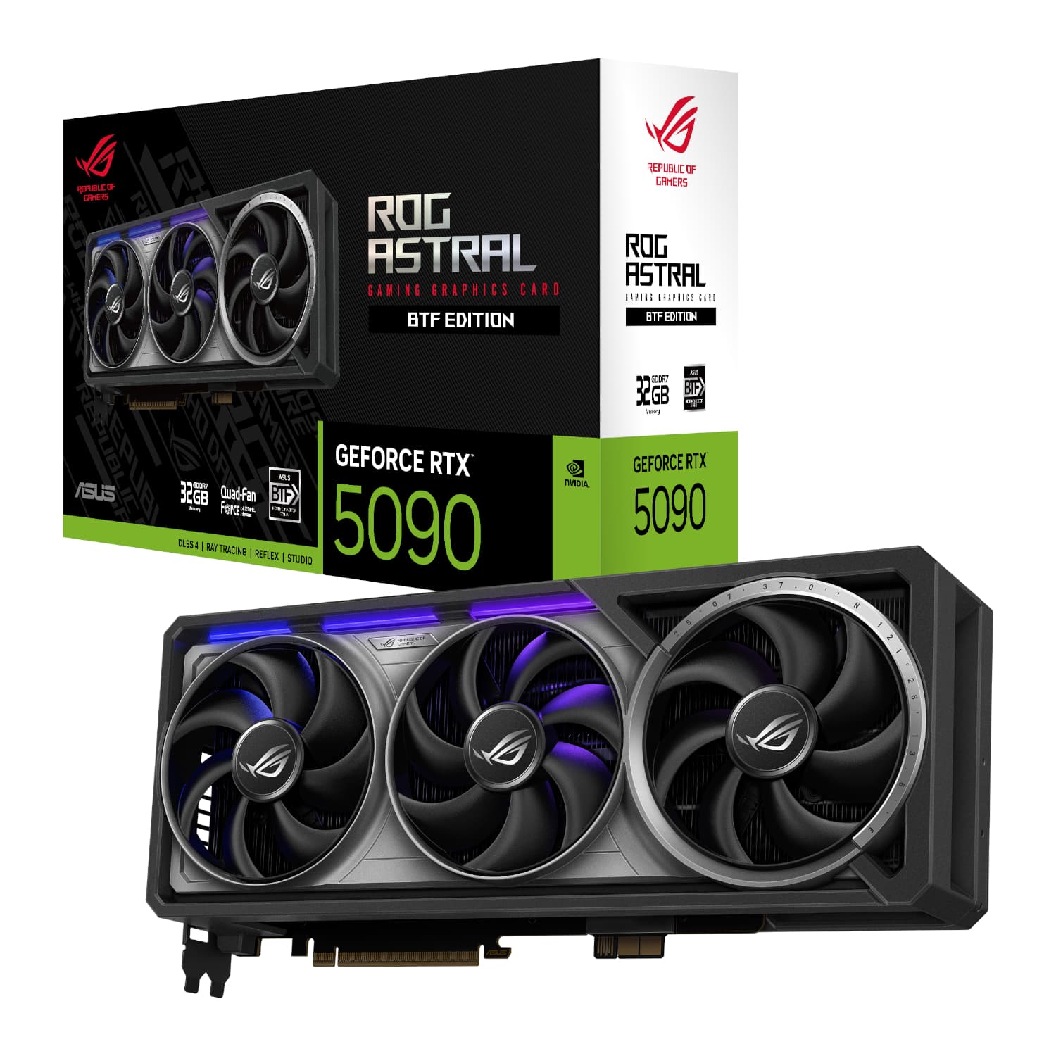 Asus ROG Astral GeForce RTX 5090 32GB GDDR7 BTF Edition Graphics Card